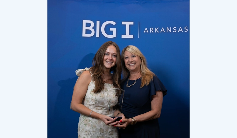 Acuity Insurance was named the 2025 Company of the Year by the Independent Insurance Agents of Arkansas (Big I Arkansas). Acuity’s Courtney Fenske, Arkansas Territory Director, and Susan Jones, General Manager - Distribution, accepted the award at the association’s convention in June.